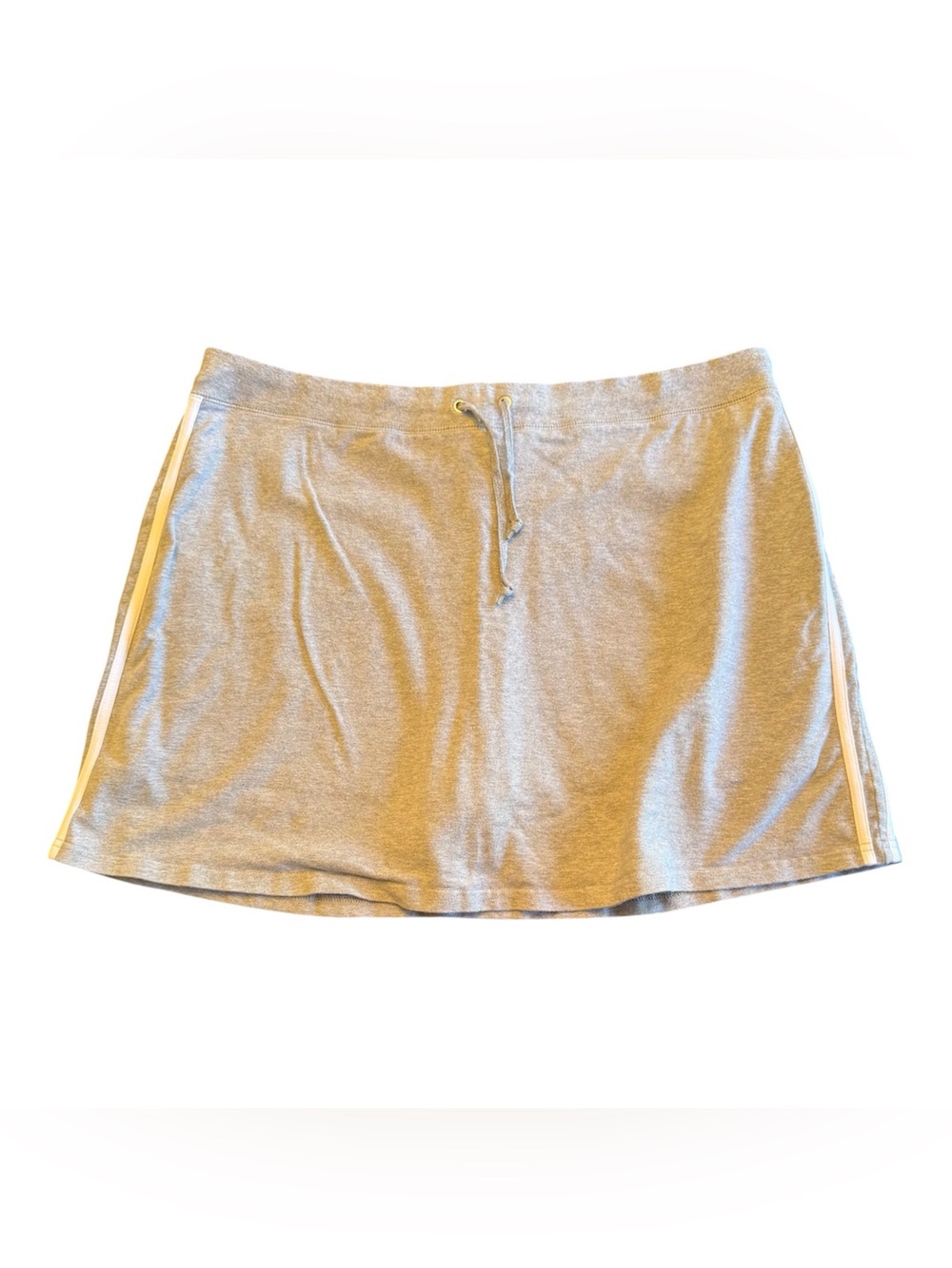 Gloria Vanderbilt Light Gray Skort with Side Stripes